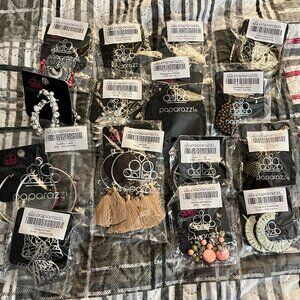 PAPARAZZI Jewelry Earrings Womens Mixed Styles Colorful Fashion NEW Lot 15
